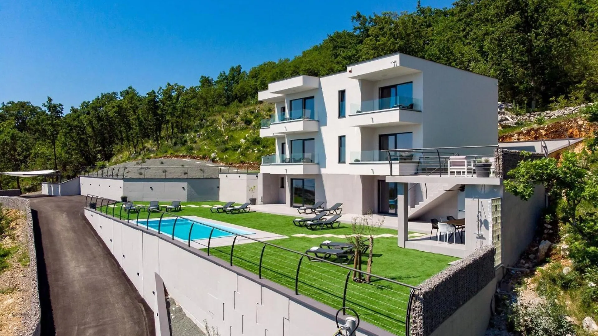 Luxury Villa Amataa - 38M2 Pool, Jacuzzi, Sauna Moscenicka Draga