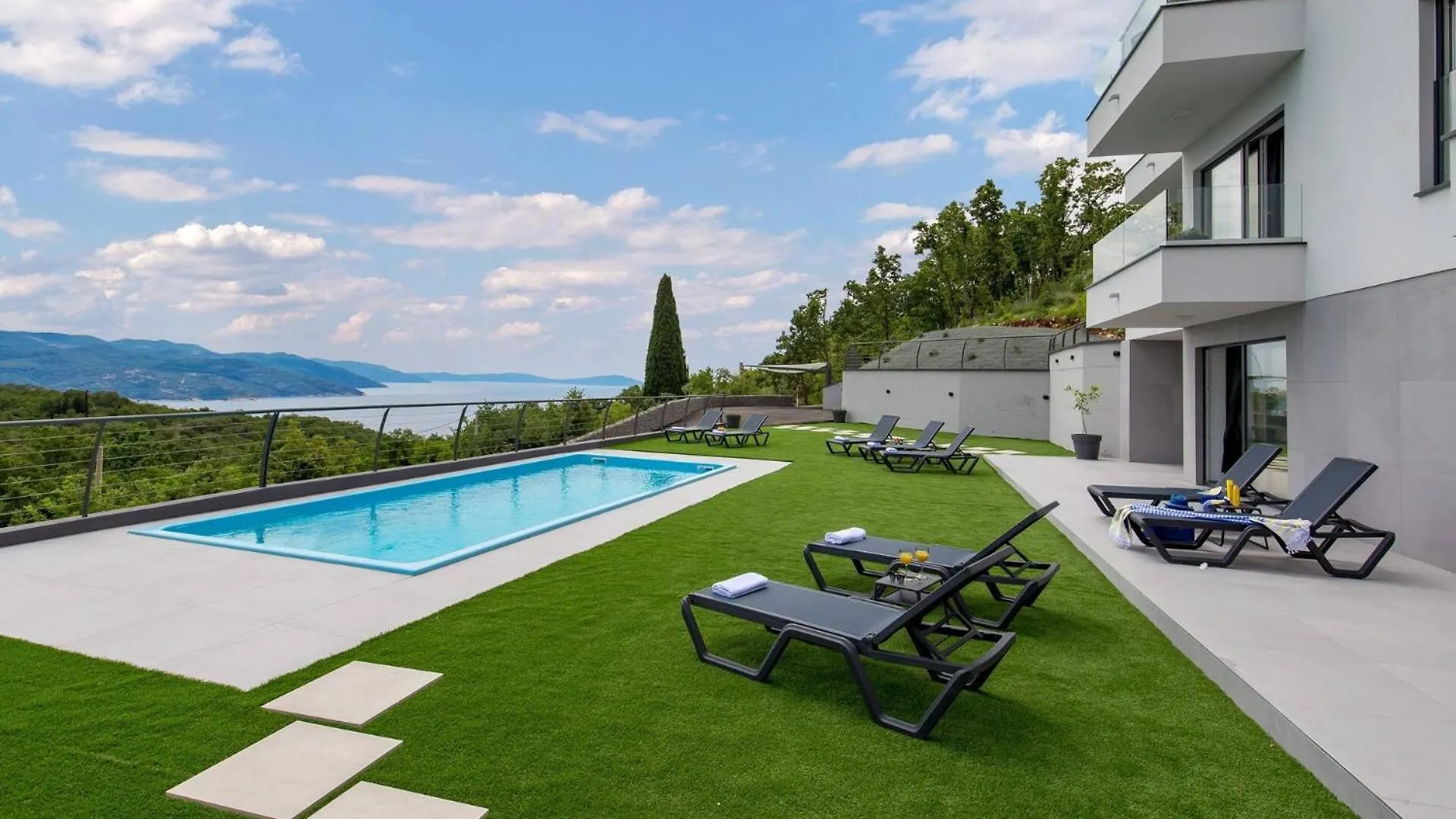 Luxury Villa Amataa - 38M2 Pool, Jacuzzi, Sauna Moscenicka Draga Croatia