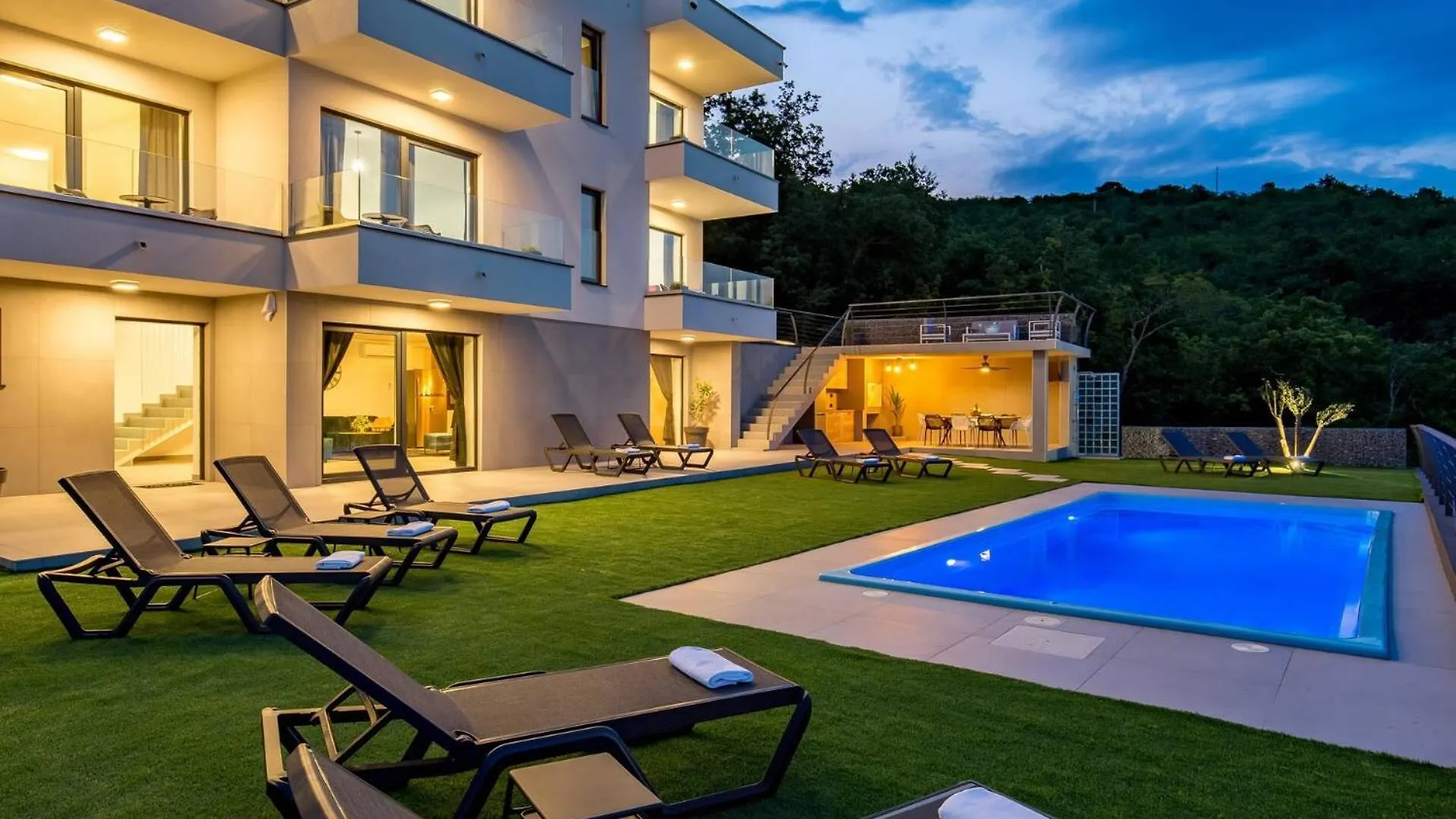 Luxury Villa Amataa - 38M2 Pool, Jacuzzi, Sauna Moscenicka Draga