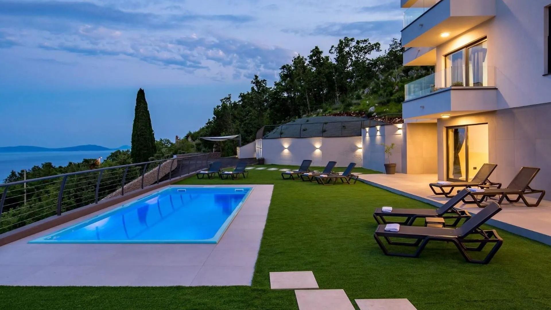 Luxury Villa Amataa - 38M2 Pool, Jacuzzi, Sauna Moscenicka Draga 0*,